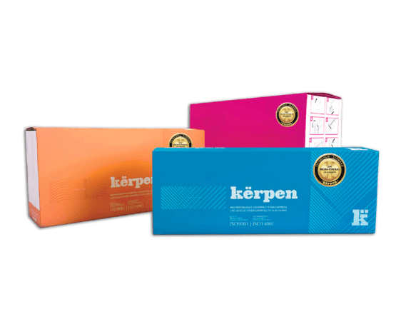 Productos kërpen: tóner, tambor y tinta